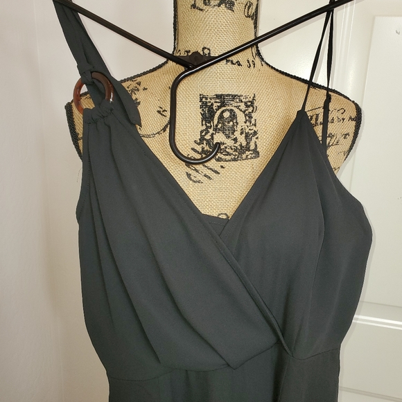 Lulu's Boardwalk Breeze Black Sleeveless Wide-Leg Jumpsuit - Picture 5 of 12